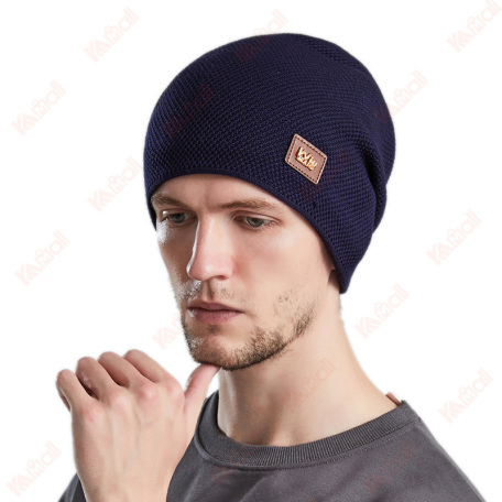 beanies for men knitted wool hat
